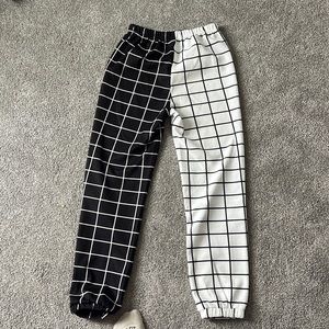 Black and White Checkered pants